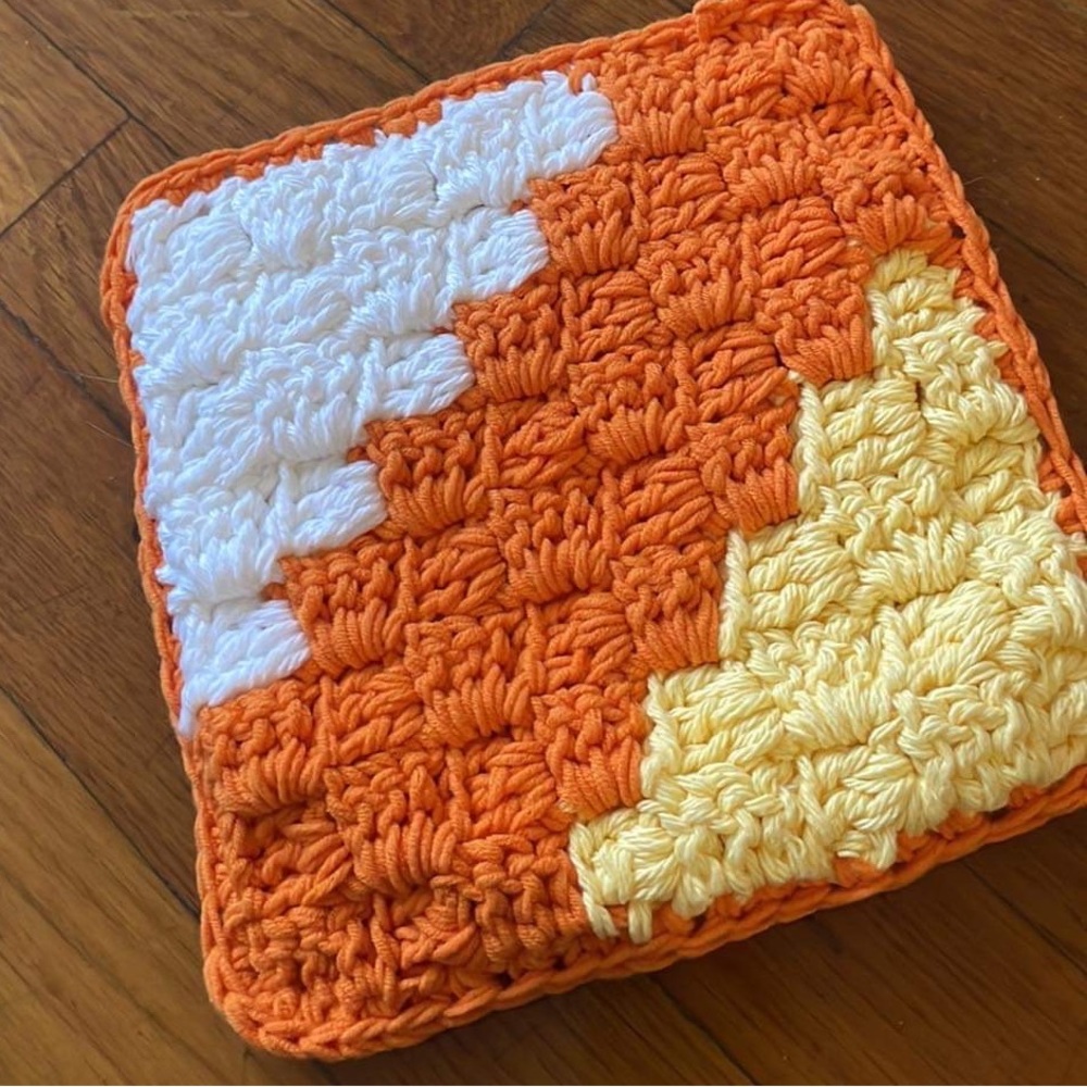 Hand Crocheted Potholders Set of 2